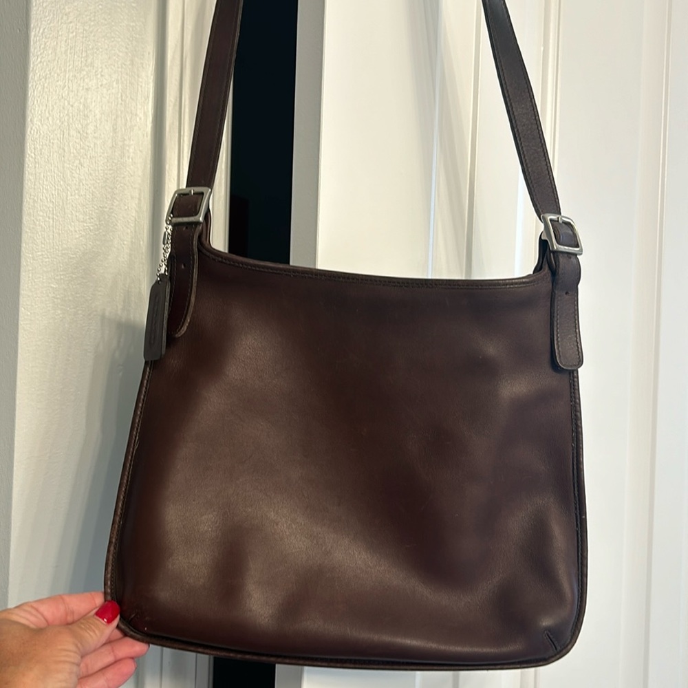 Coach Brown Leather Shoulder Bag